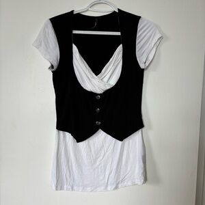 Zone Choc Graphic Vest Top - Fits Small